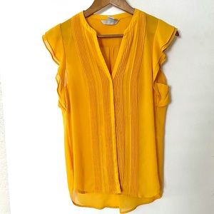 H&M yellow blouse. Size 6